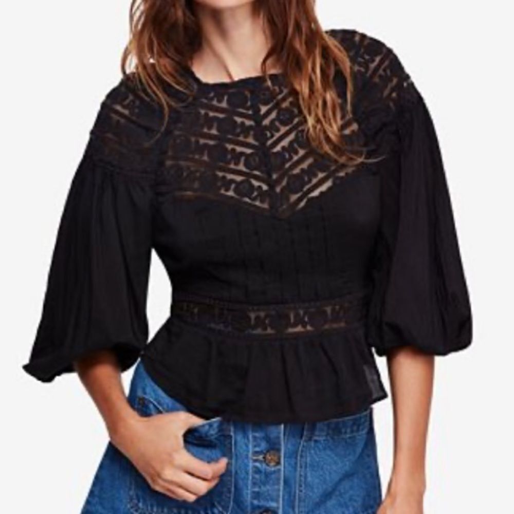 NWT Free People Sweet‎ Mornings Top